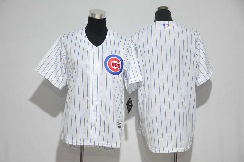 Customized Youth Chicago Cubs White Pinstripe New Cool Base Stitched Jersey,We sell and wholesale Customized Youth Chicago Cubs White Pinstripe New Cool Base Stitched Jersey on line form chian!